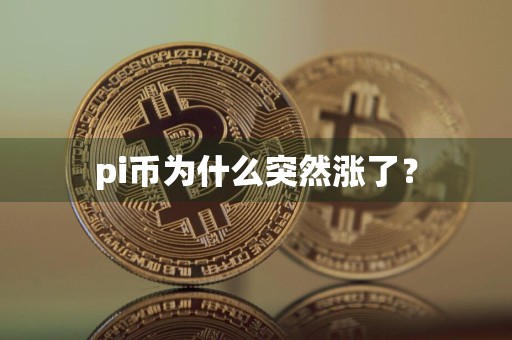 pi币为什么突然涨了？