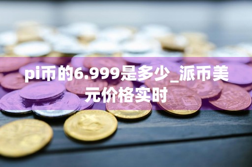 pi币的6.999是多少_派币美元价格实时