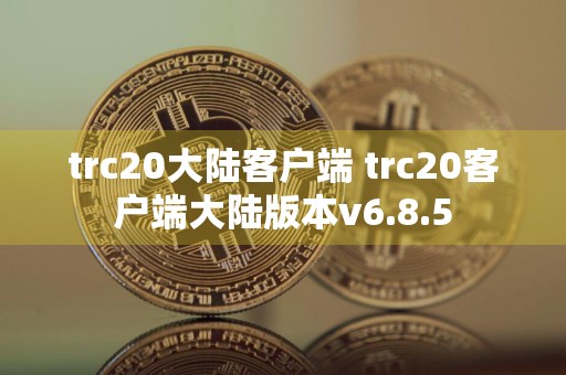 trc20大陆客户端 trc20客户端大陆版本v6.8.5